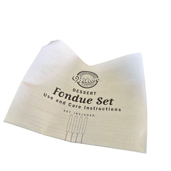 Wilton Dessert 8 Piece Fondue Set *New, Open Box* - Picture 4 of 7